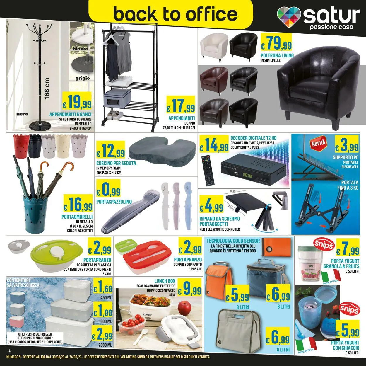 Satur da 30 agosto a 24 settembre di 2023 - Pagina del volantino 4