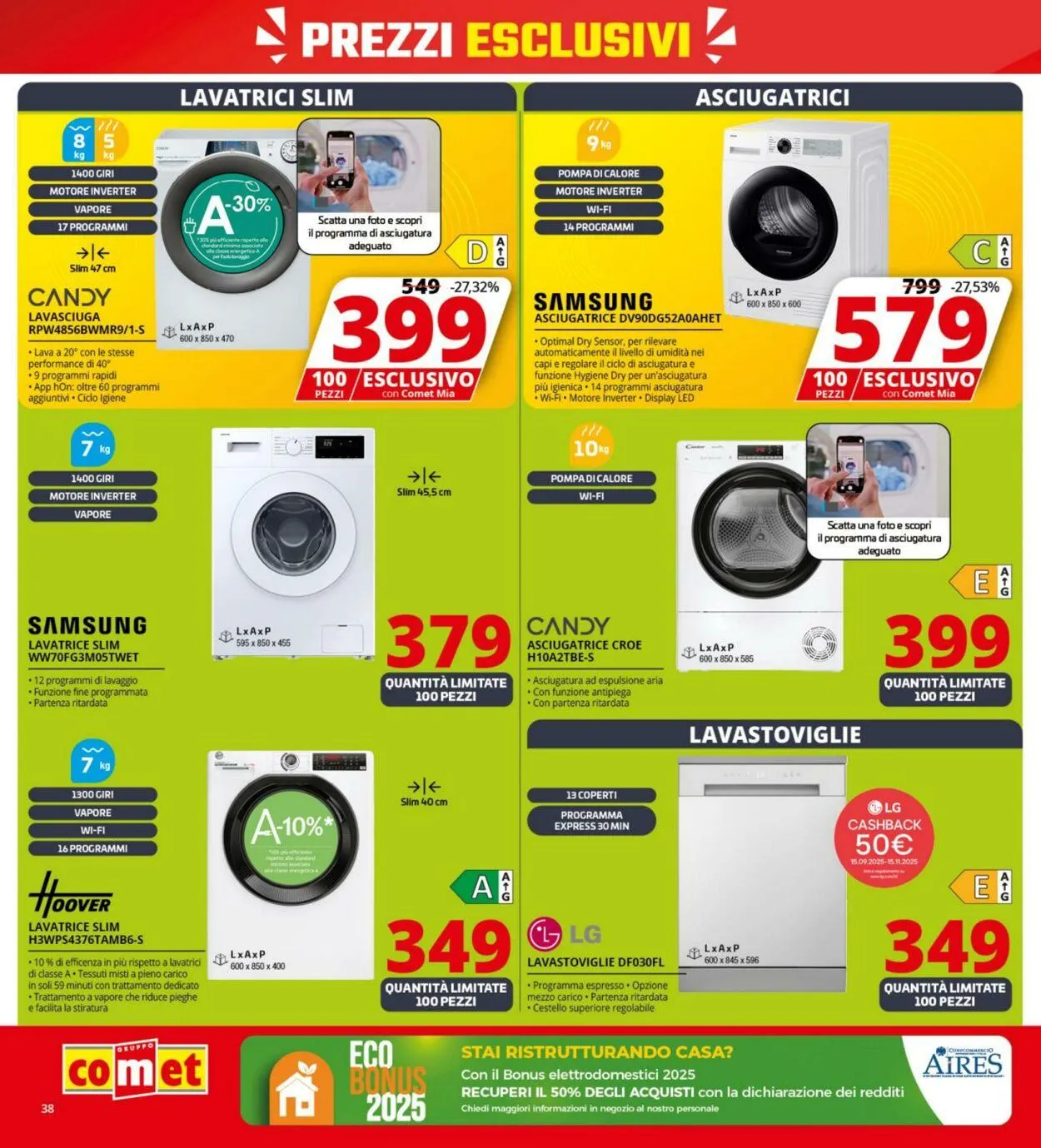 Comet Volantino attuale da 9 ottobre a 22 ottobre di 2025 - Pagina del volantino 38