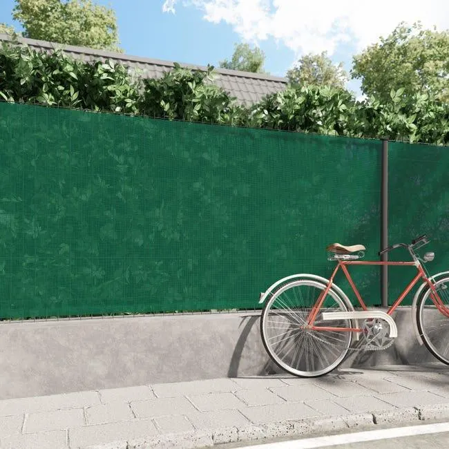 Rete ombreggiante in Polietilene alta densità NATERIAL L 10 x H 2 m verde