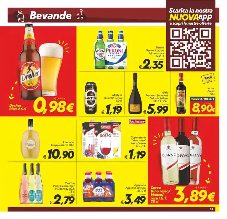 Convenienza pittìa! da 7 febbraio a 17 febbraio di 2025 - Pagina del volantino 15