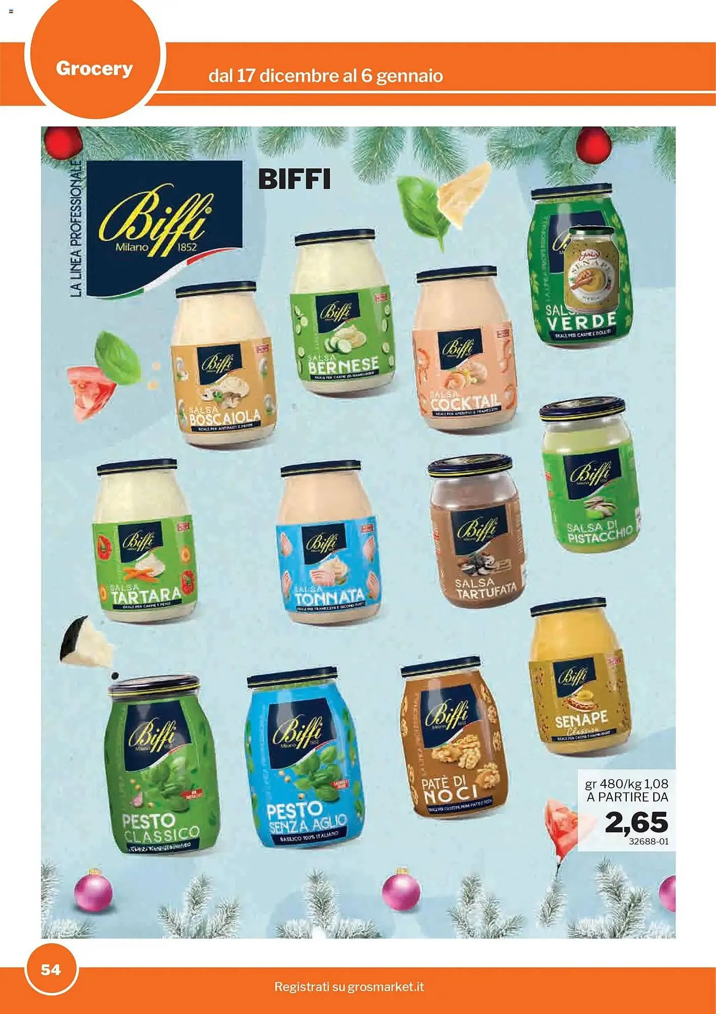 Volantino GrosMarket da 17 dicembre a 6 gennaio di 2026 - Pagina del volantino 54