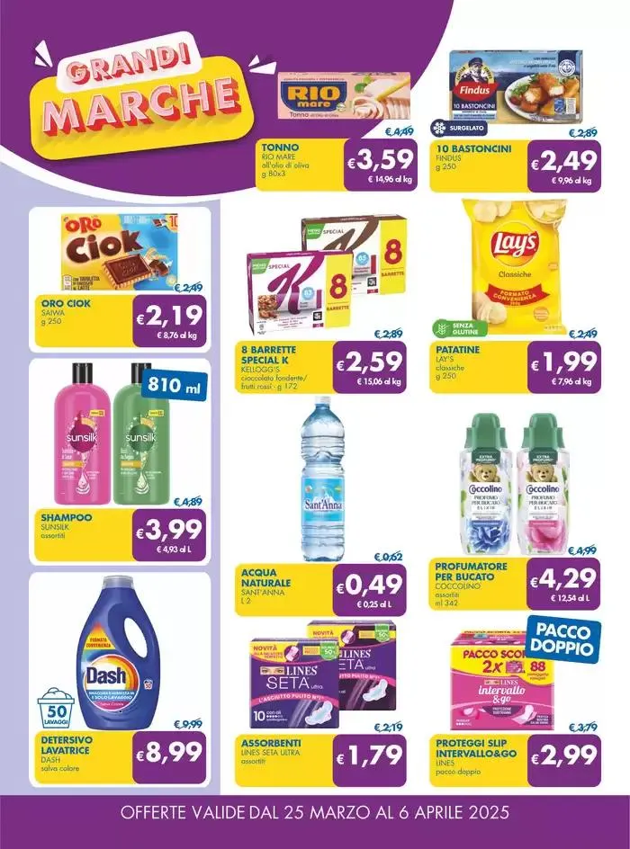Tutto a... €1,00 €2,00 €3,00 da 25 marzo a 6 aprile di 2025 - Pagina del volantino 22