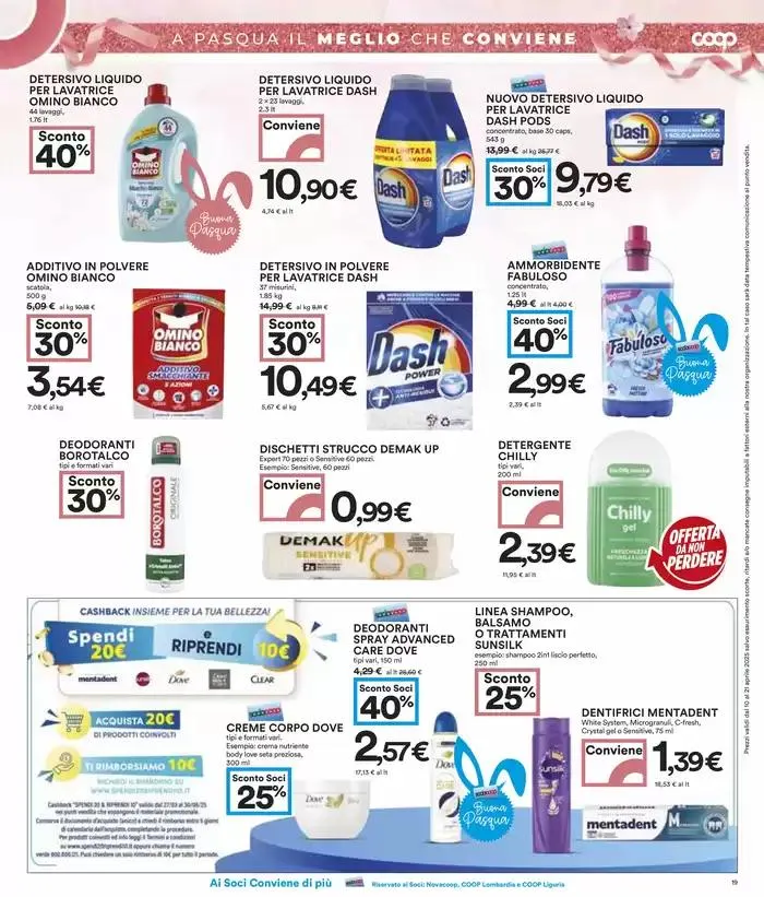 40 prodotti al 40% di sconto da 10 aprile a 21 aprile di 2025 - Pagina del volantino 19