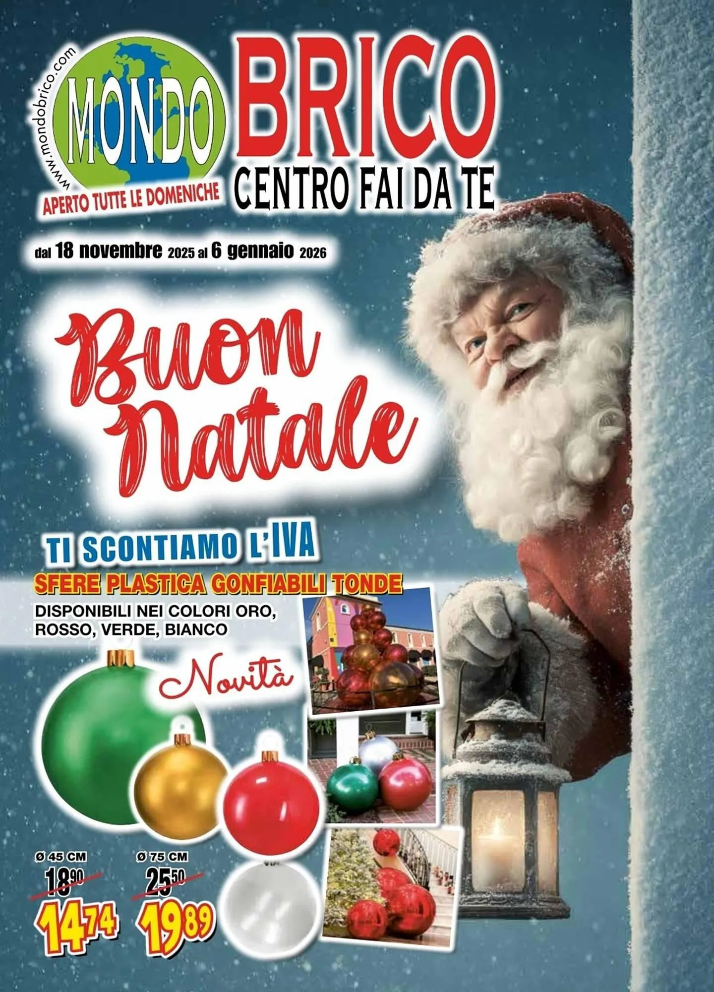 Volantino Mondo Brico da 18 novembre a 6 gennaio di 2026 - Pagina del volantino 1