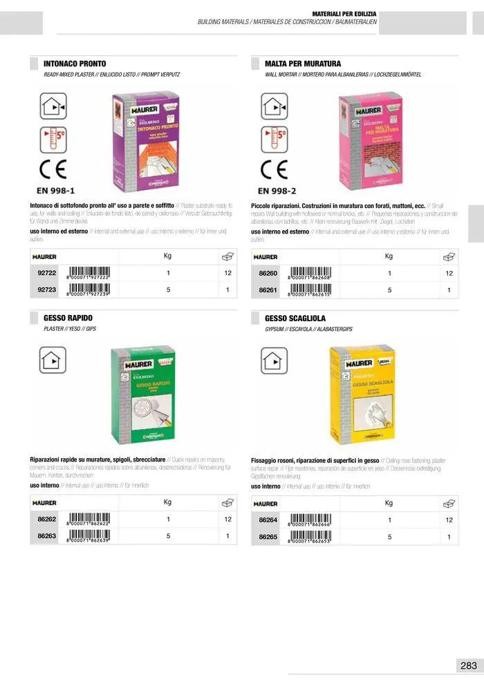 Catalogo Generale da 10 gennaio a 13 maggio di 2025 - Pagina del volantino 284