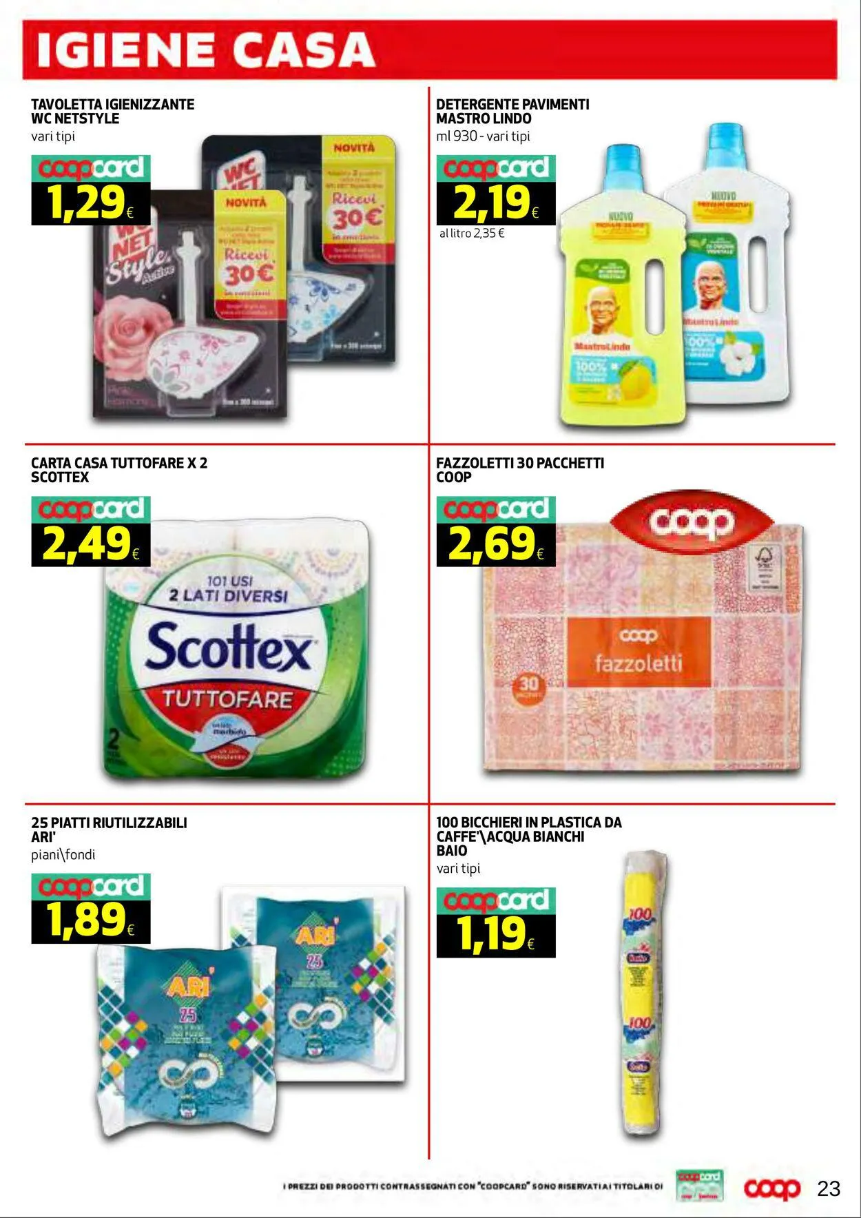 Coop Volantino attuale da 9 novembre a 19 novembre di 2023 - Pagina del volantino 23