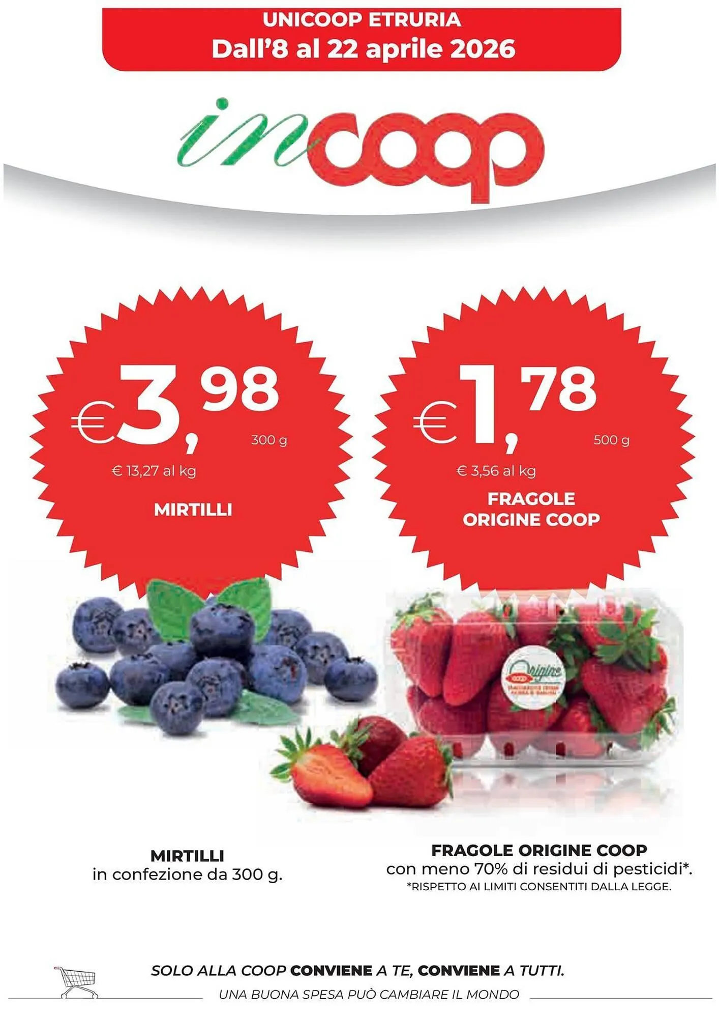 Volantino Coop da 12 aprile a 22 aprile di 2026 - Pagina del volantino 1