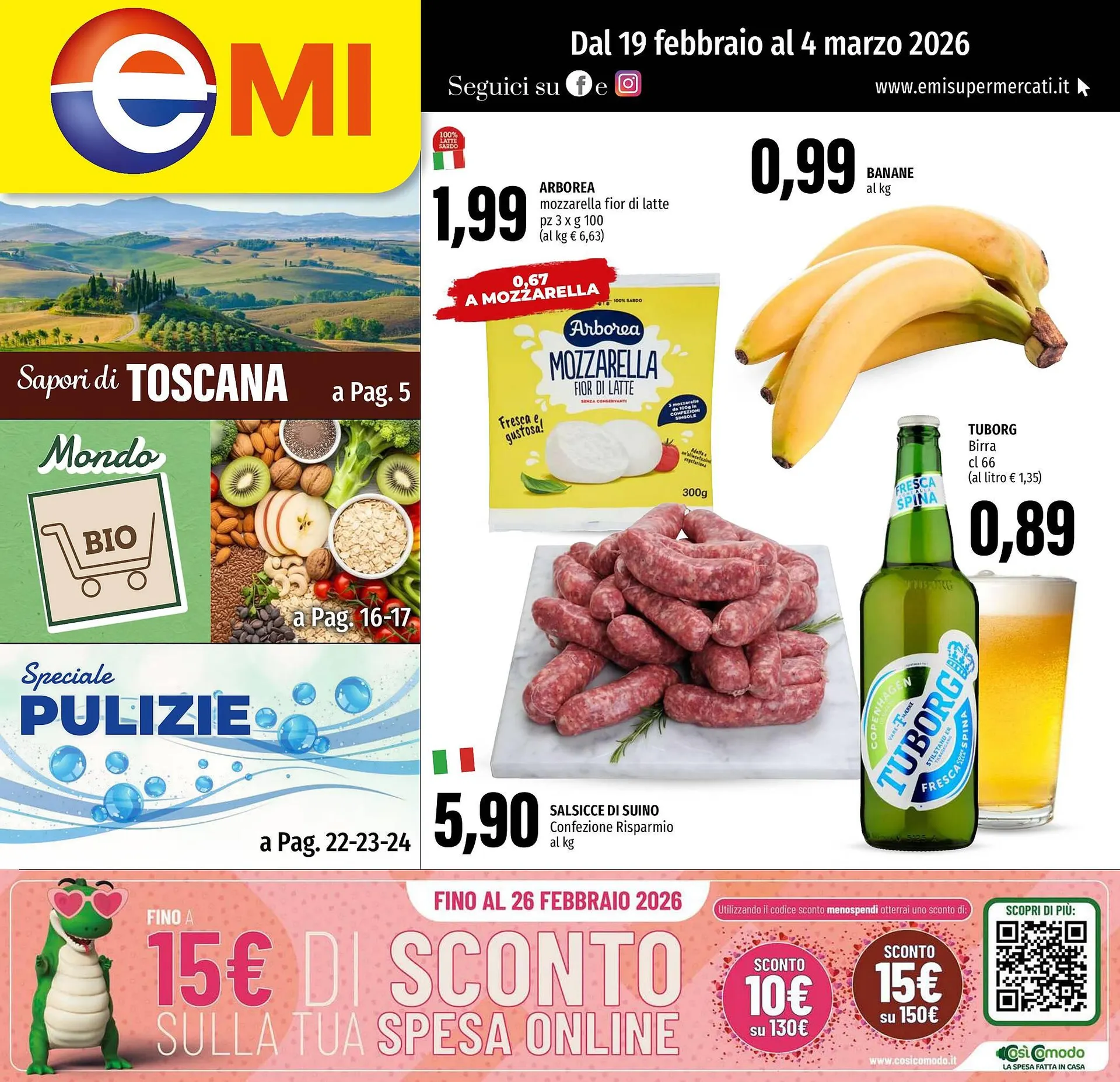 Volantino Emi Supermercati da 19 febbraio a 4 marzo di 2026 - Pagina del volantino 1