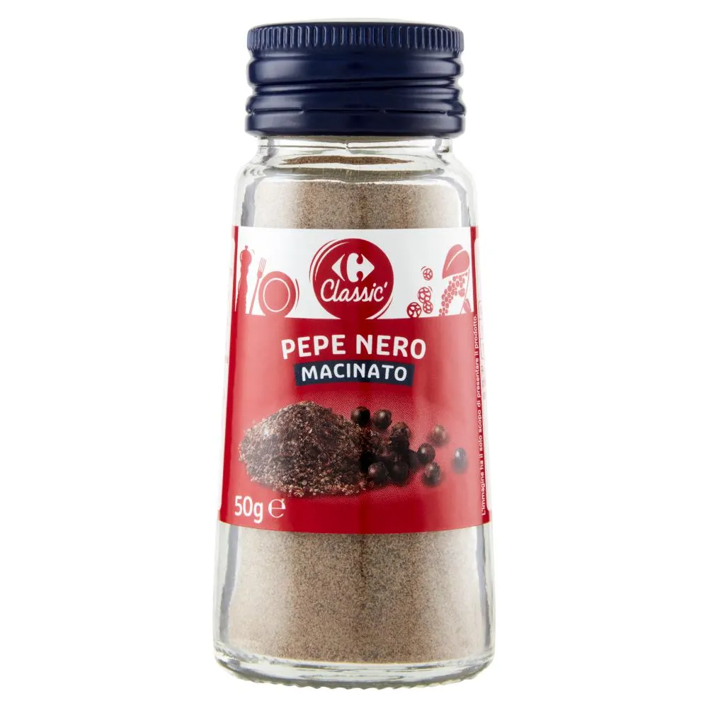 Carrefour Classic Pepe Nero Macinato 50 g