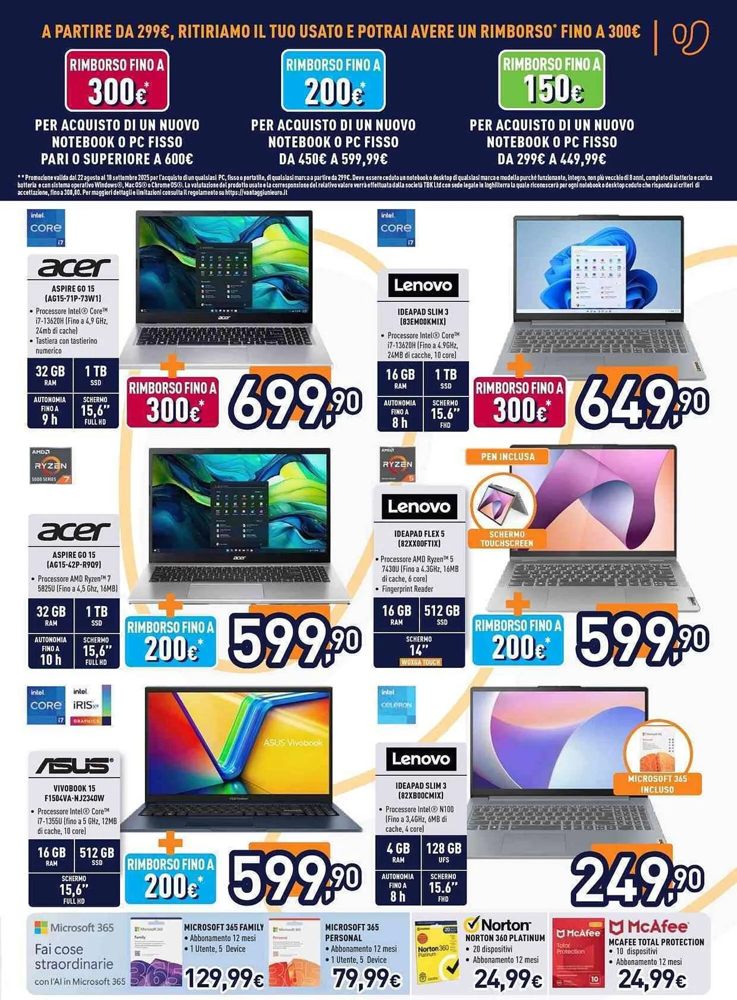 Volantino Unieuro da 22 agosto a 4 settembre di 2025 - Pagina del volantino 3