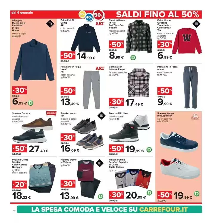 1+1 gratis da 3 gennaio a 15 gennaio di 2025 - Pagina del volantino 32