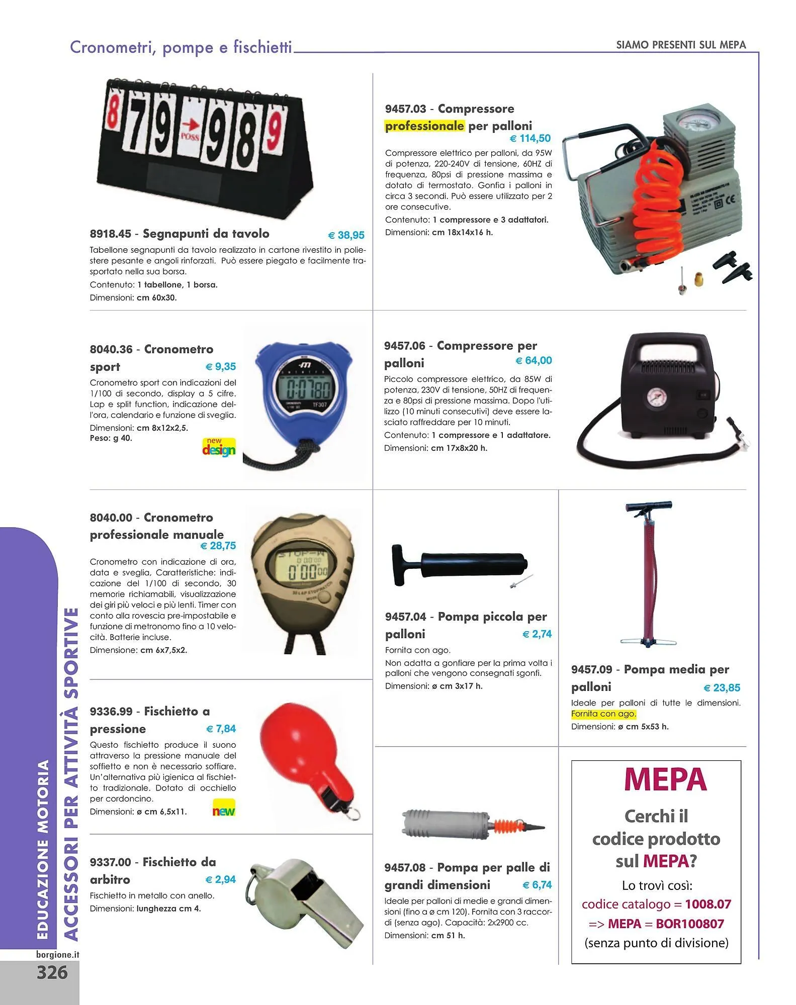 Volantino Borgione Sport da 31 dicembre a 31 dicembre di 2025 - Pagina del volantino 326
