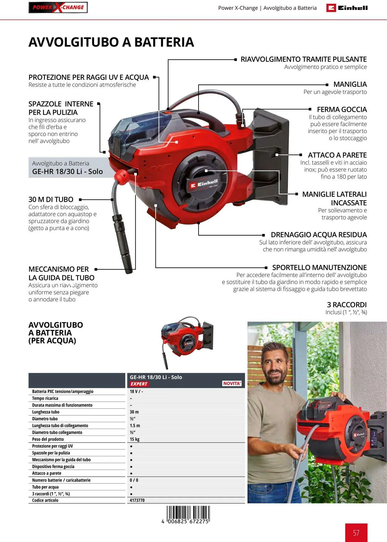 Einhell da 17 giugno a 17 settembre di 2025 - Pagina del volantino 57