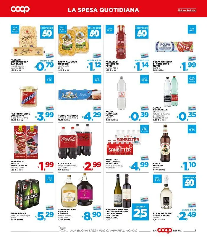 Prezzi pop da 22 agosto a 4 settembre di 2024 - Pagina del volantino 9