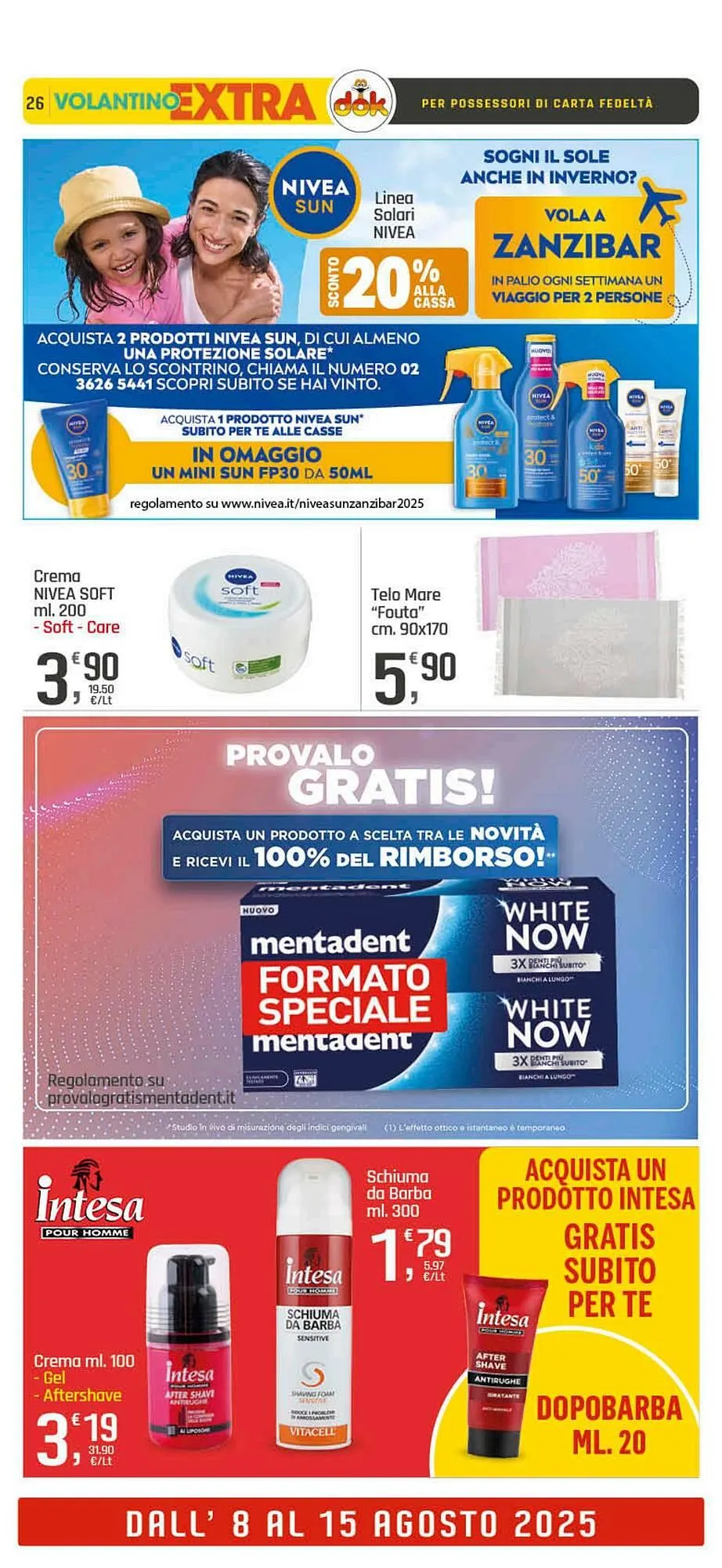 Volantino Supermercati Dok da 8 agosto a 15 agosto di 2025 - Pagina del volantino 26