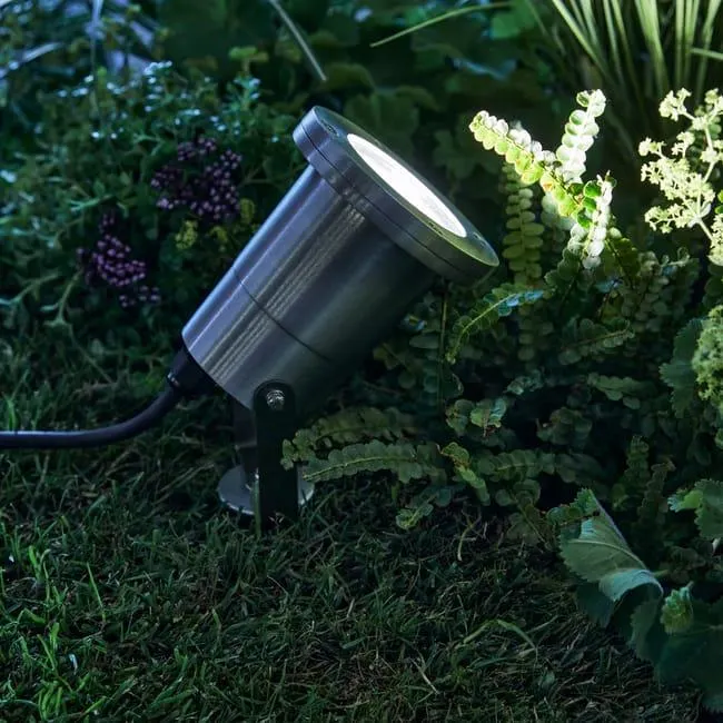 Faro da esterno Ada in alluminio alluminio GU10 MAX28W INSPIRE