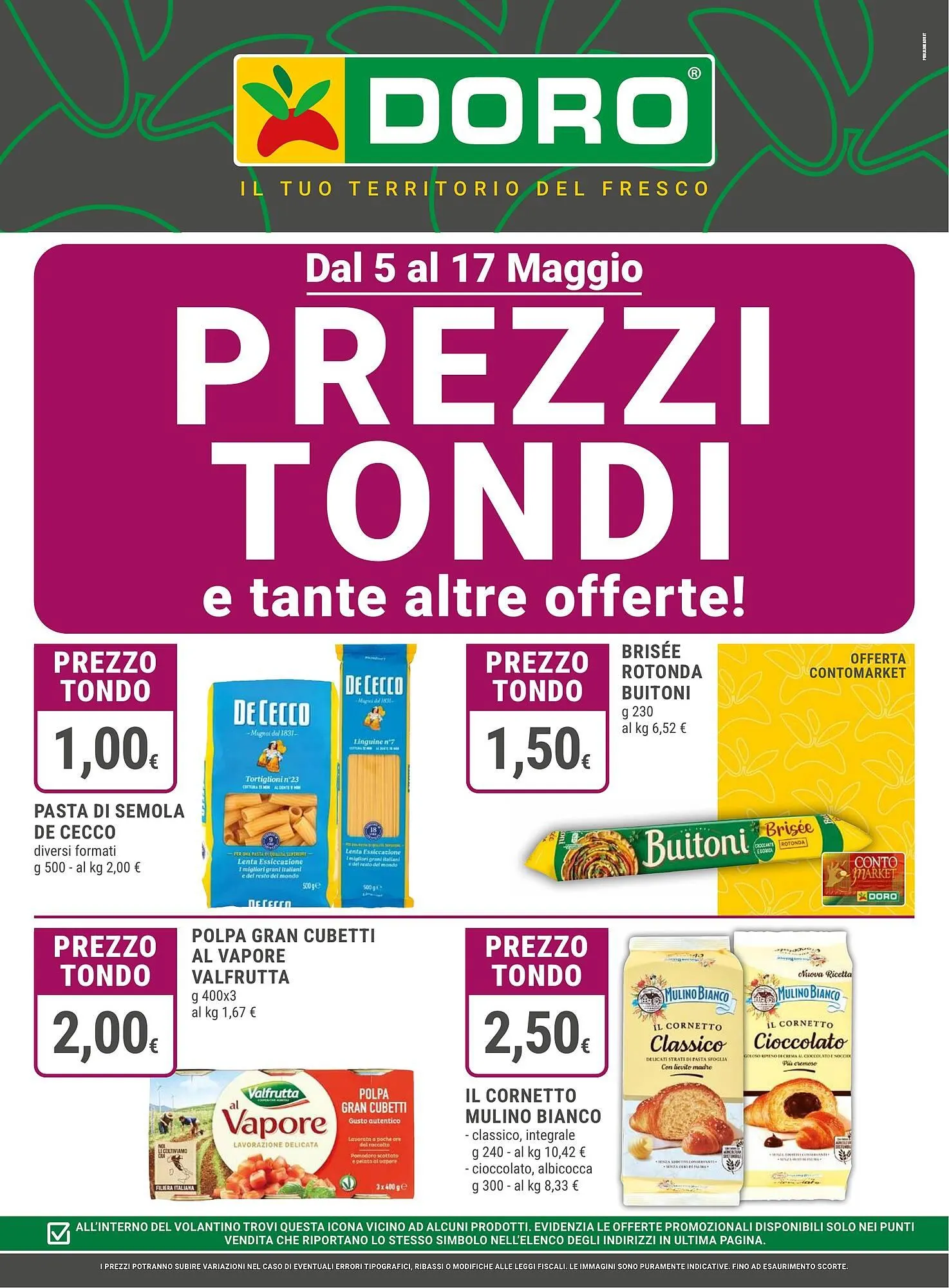 Volantino Doro Daily da 5 maggio a 17 maggio di 2026 - Pagina del volantino 1