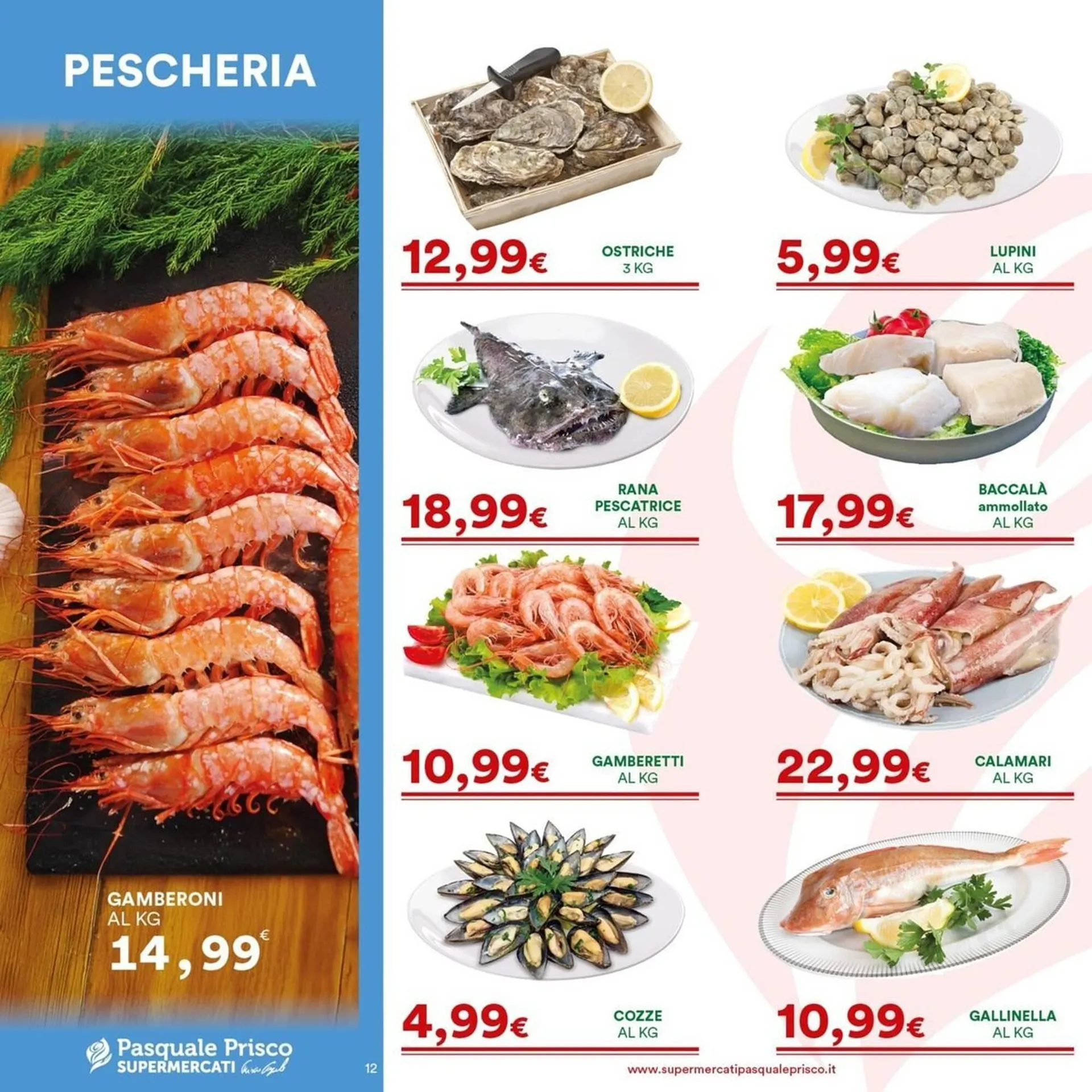Volantino Supermercati Pasquale Prisco da 29 dicembre a 7 gennaio di 2026 - Pagina del volantino 12