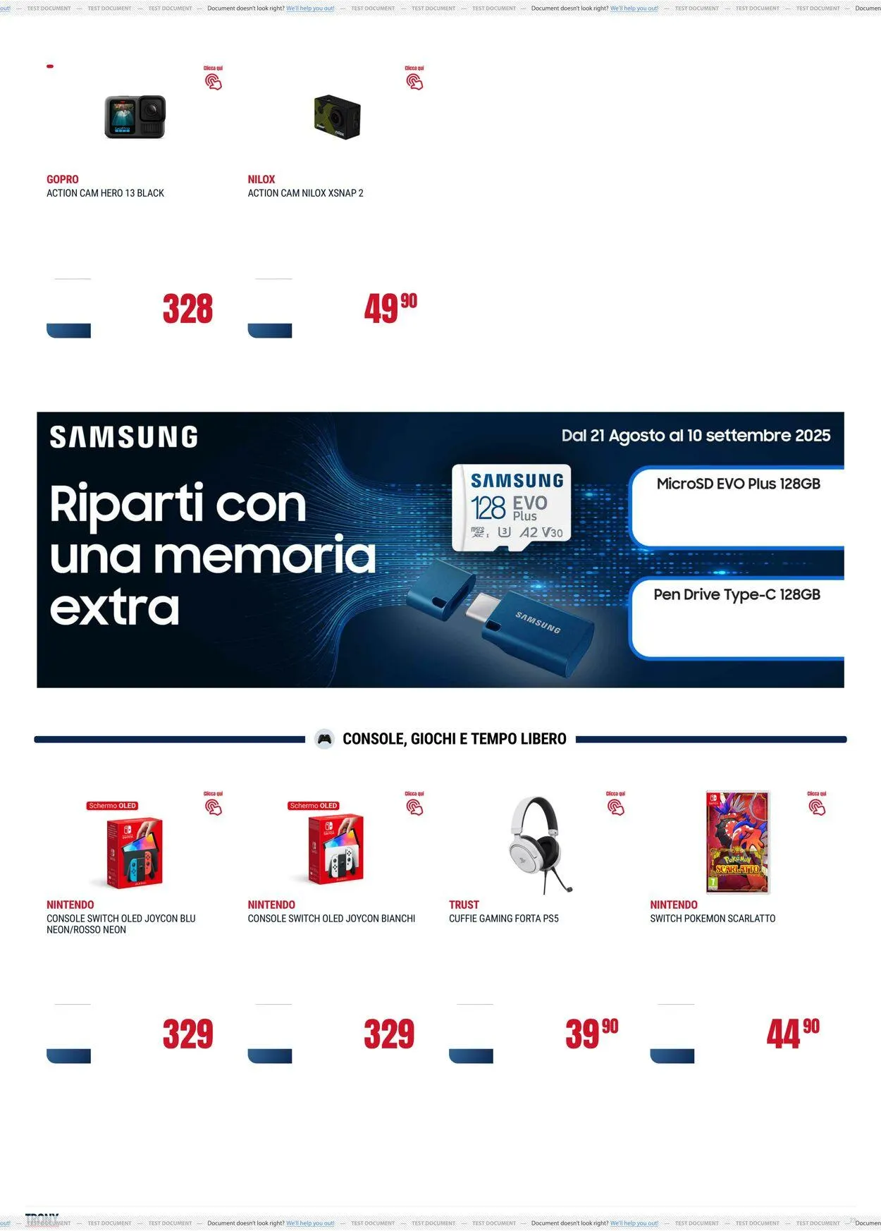 Trony - Milano Volantino attuale da 21 agosto a 10 settembre di 2025 - Pagina del volantino 23