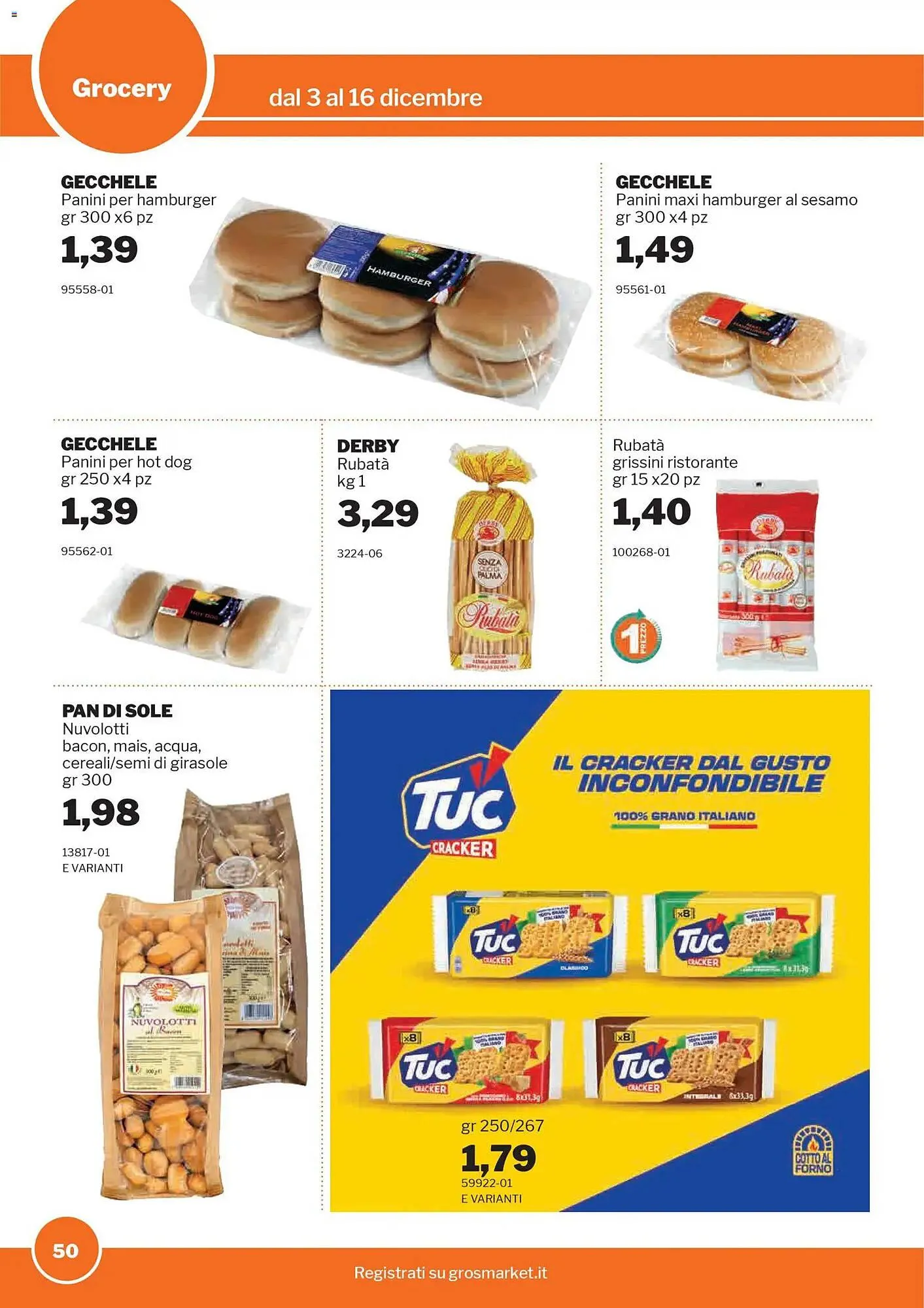 Volantino GrosMarket da 3 dicembre a 16 dicembre di 2025 - Pagina del volantino 50