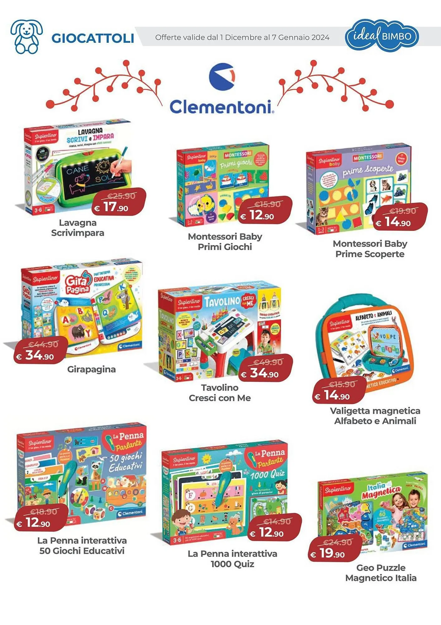 Volantino Ideal Bimbo da 1 dicembre a 7 gennaio di 2024 - Pagina del volantino 13