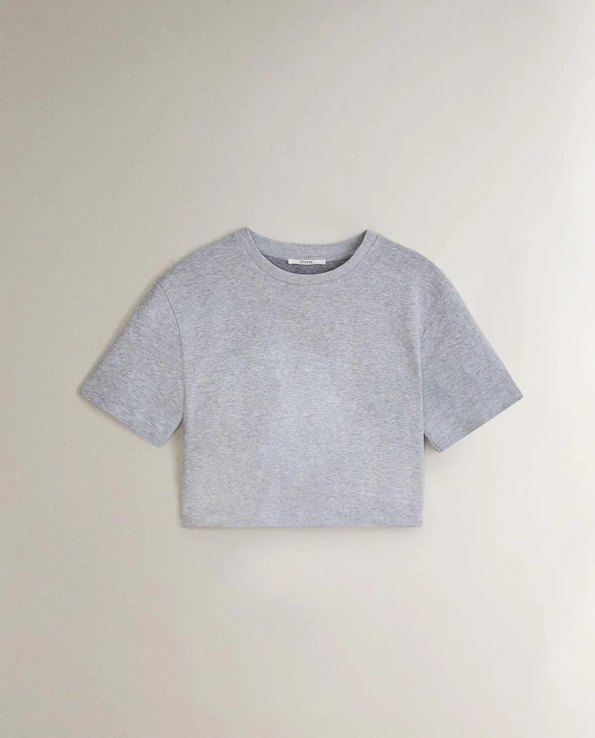CAMISETA CROP ALGODÓN