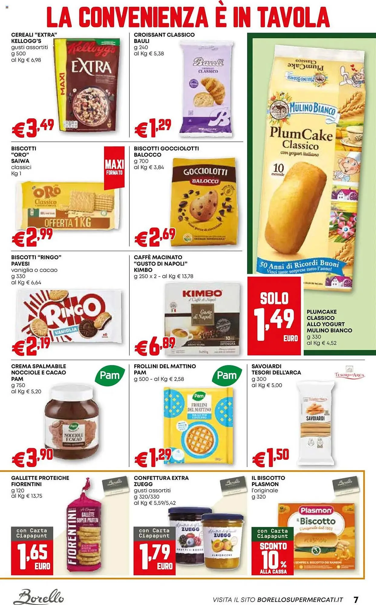 Volantino Borello Supermercati da 10 luglio a 23 luglio di 2025 - Pagina del volantino 7