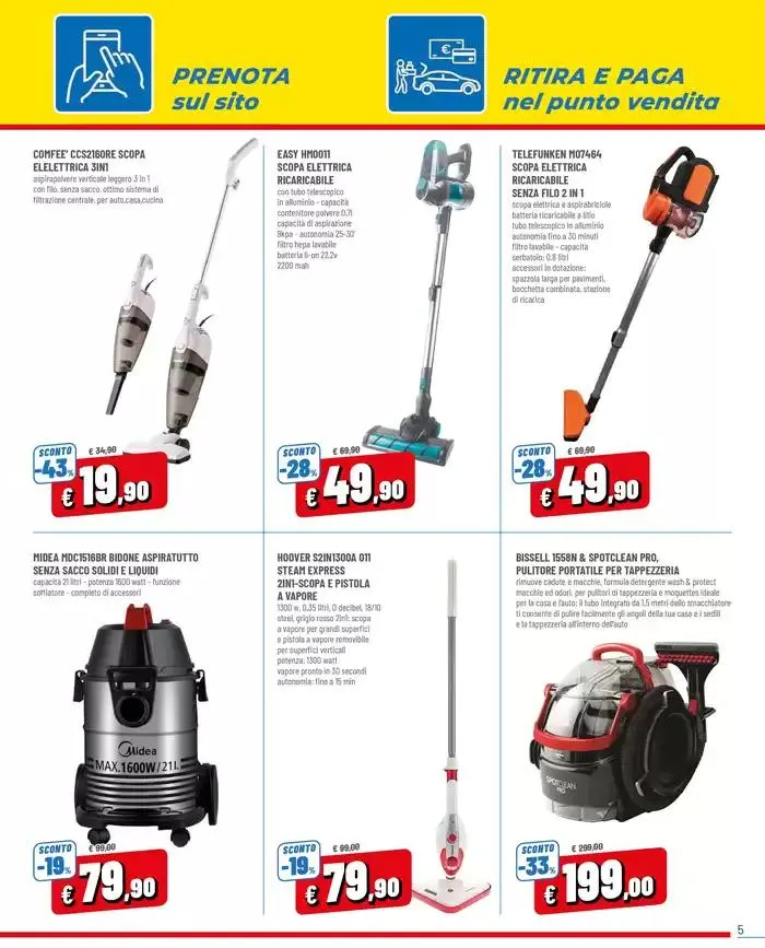 PRENOTA&RISPARMIA SOLO ONLINE da 10 marzo a 6 aprile di 2025 - Pagina del volantino 5