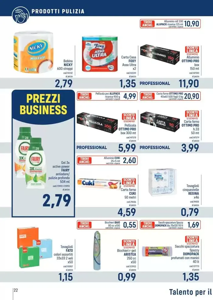 Catalogo Talento da 3 marzo a 16 marzo di 2025 - Pagina del volantino 22