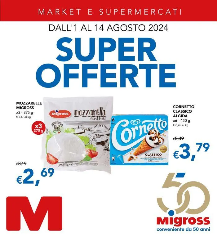 Super offerte da 1 agosto a 14 agosto di 2024 - Pagina del volantino 1