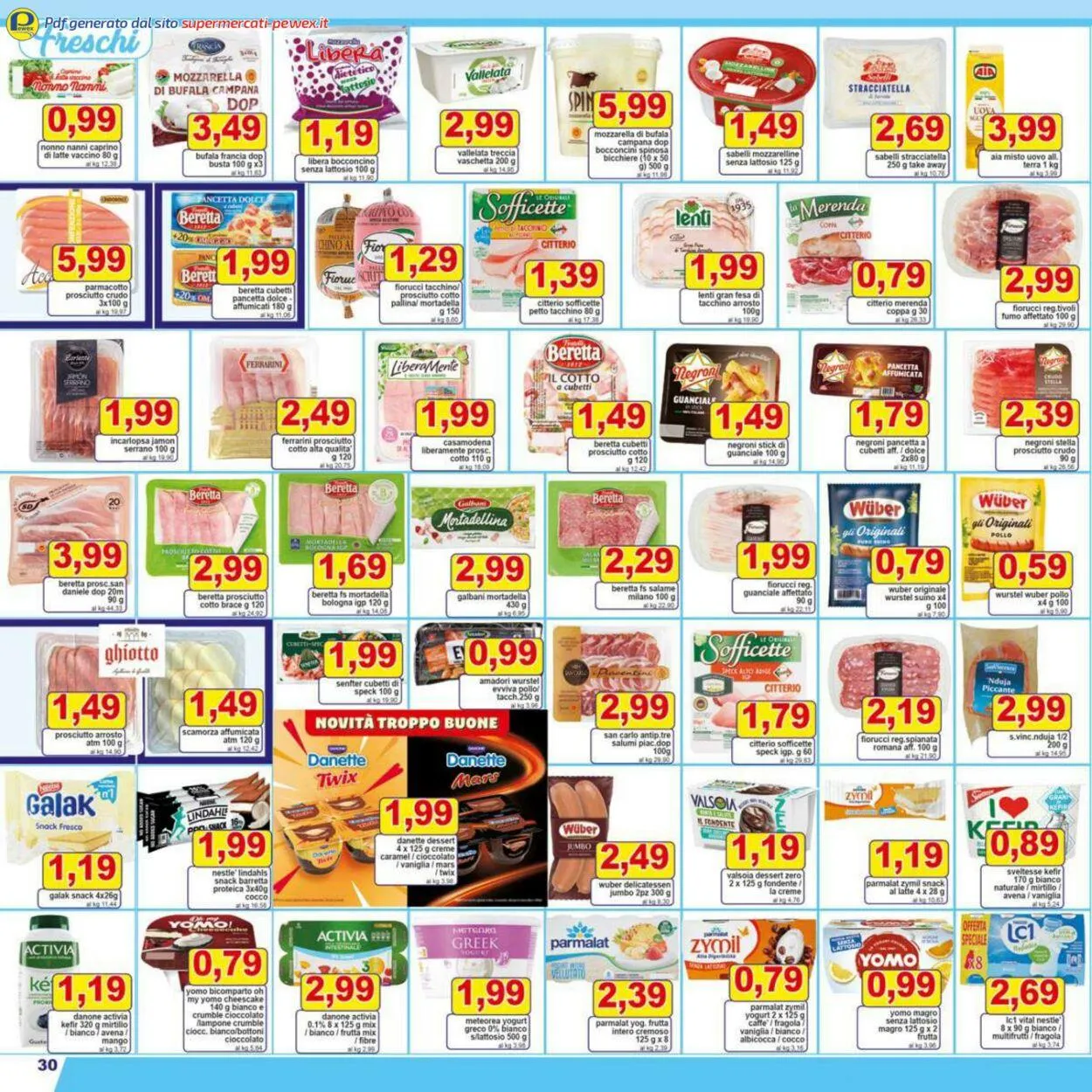 Pewex Volantino attuale da 12 gennaio a 26 gennaio di 2026 - Pagina del volantino 30