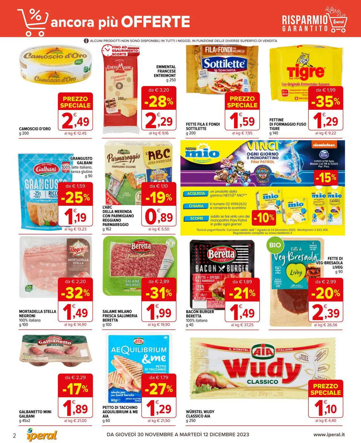 Iperal Volantino attuale da 30 novembre a 14 dicembre di 2023 - Pagina del volantino 2