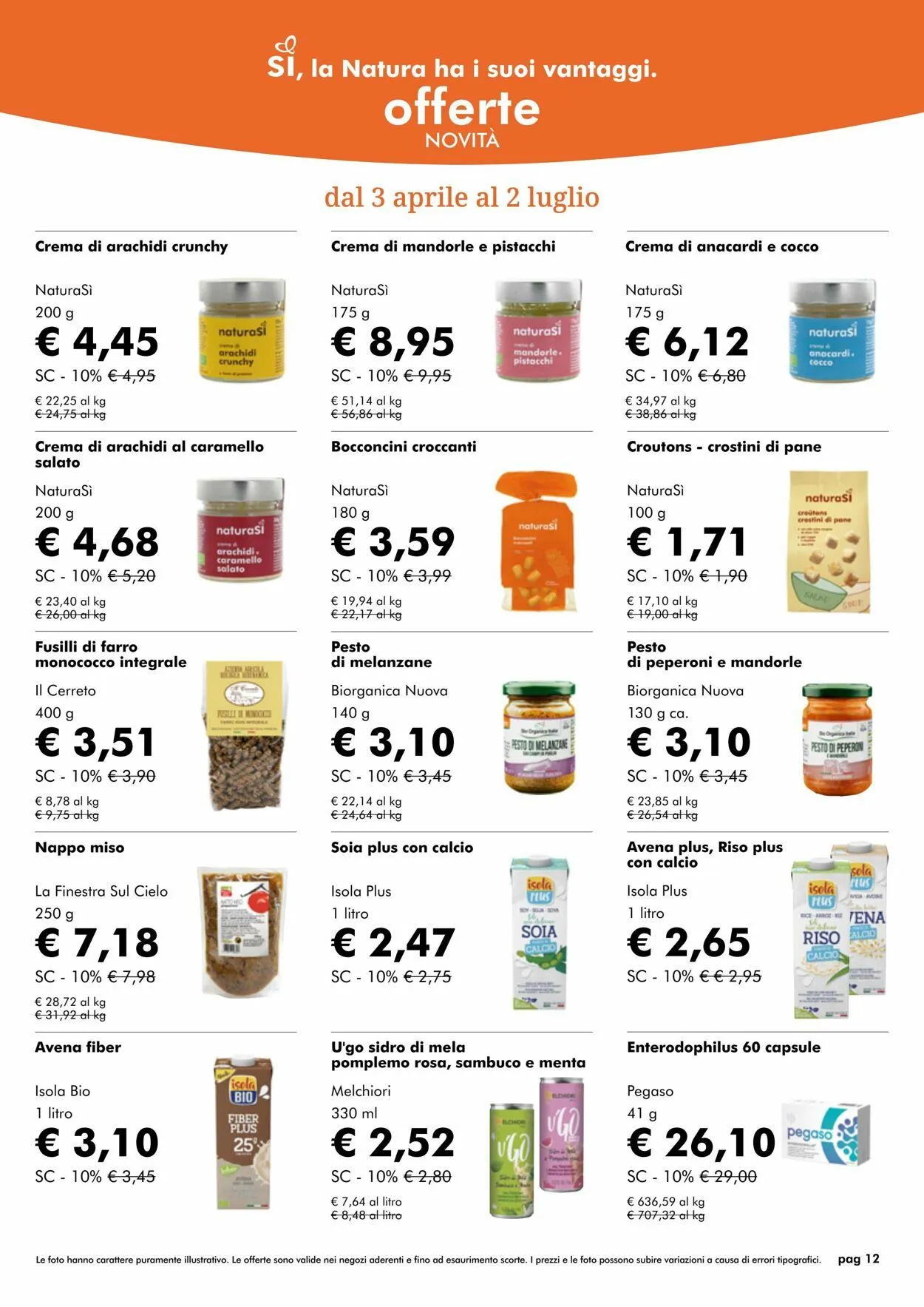 Natura Sì Volantino attuale da 7 maggio a 21 maggio di 2024 - Pagina del volantino 12