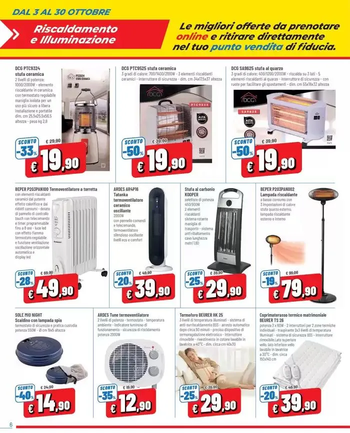 Prenota e RISPARMIO ONLINE da 3 ottobre a 30 ottobre di 2024 - Pagina del volantino 6