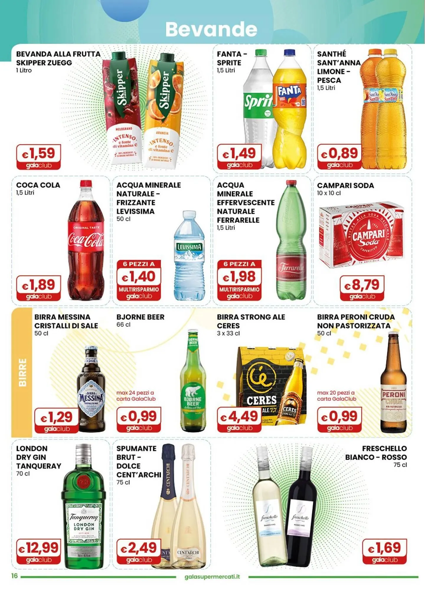 Volantino Gala Supermercati da 11 marzo a 24 marzo di 2026 - Pagina del volantino 16