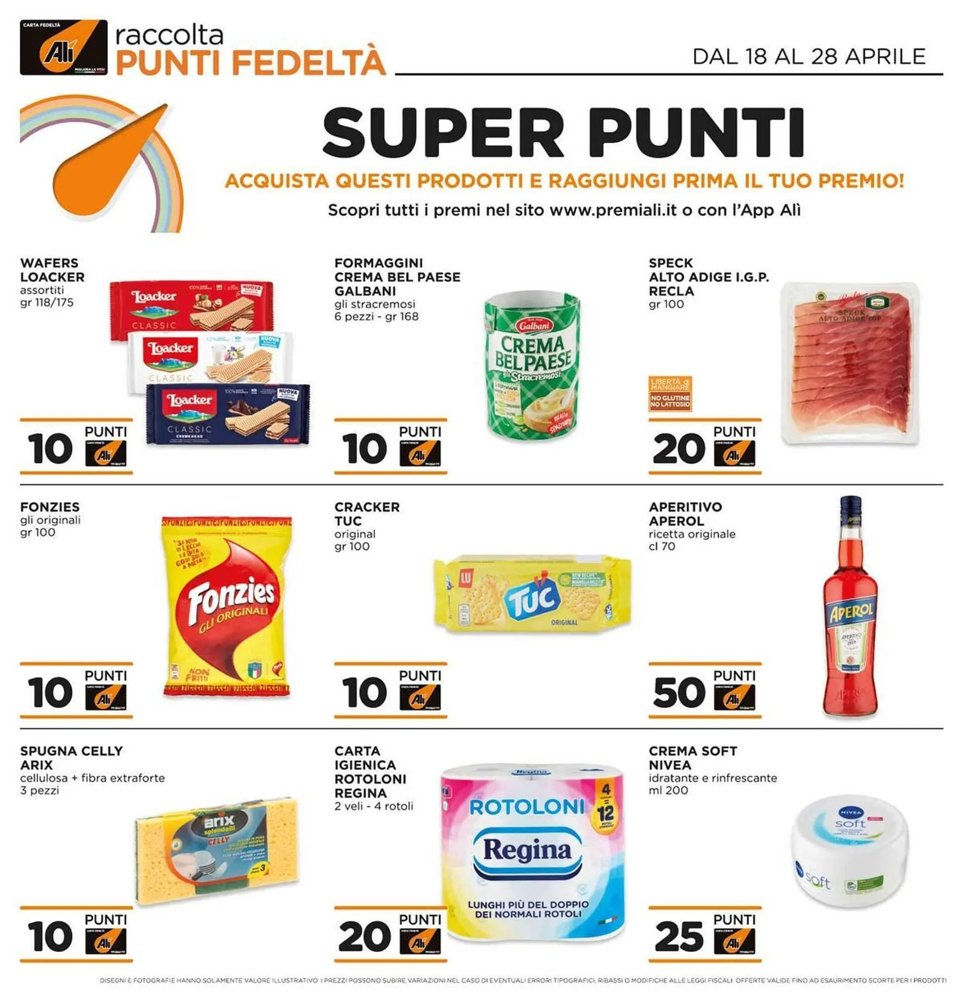 Volantino Alì Supermercati da 18 aprile a 28 aprile di 2024 - Pagina del volantino 14