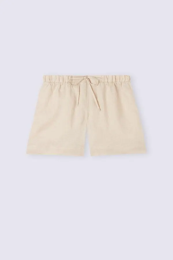 Pantaloncino in Tela di Lino