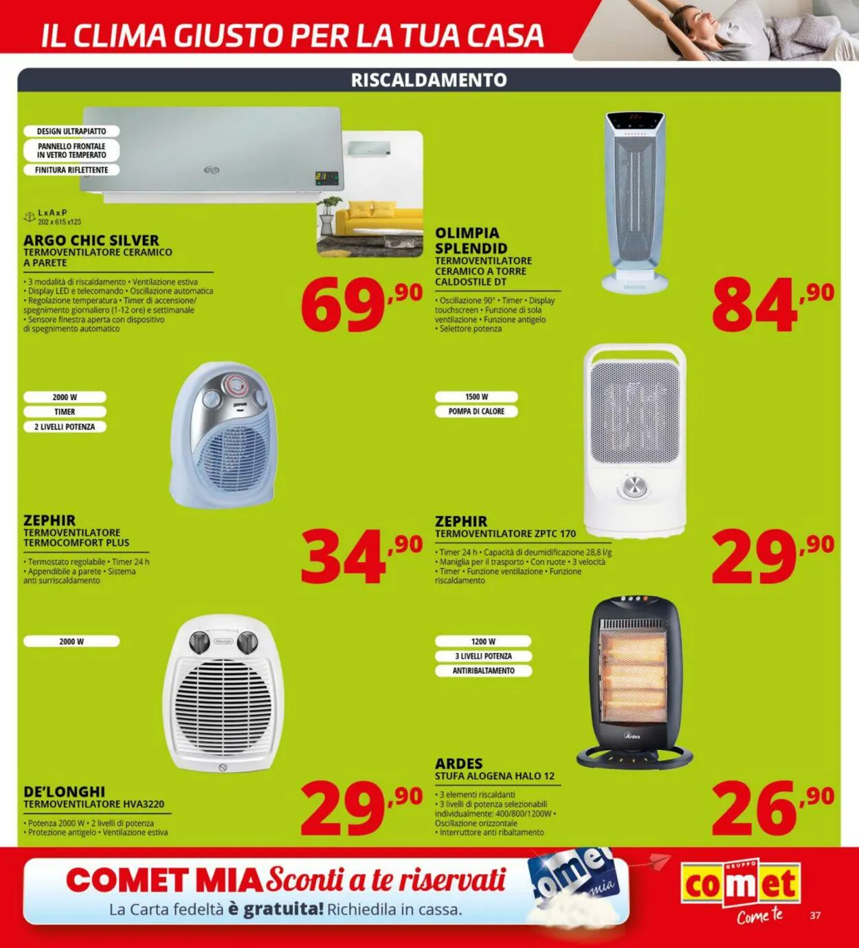 Comet Volantino attuale da 11 ottobre a 25 ottobre di 2023 - Pagina del volantino 37