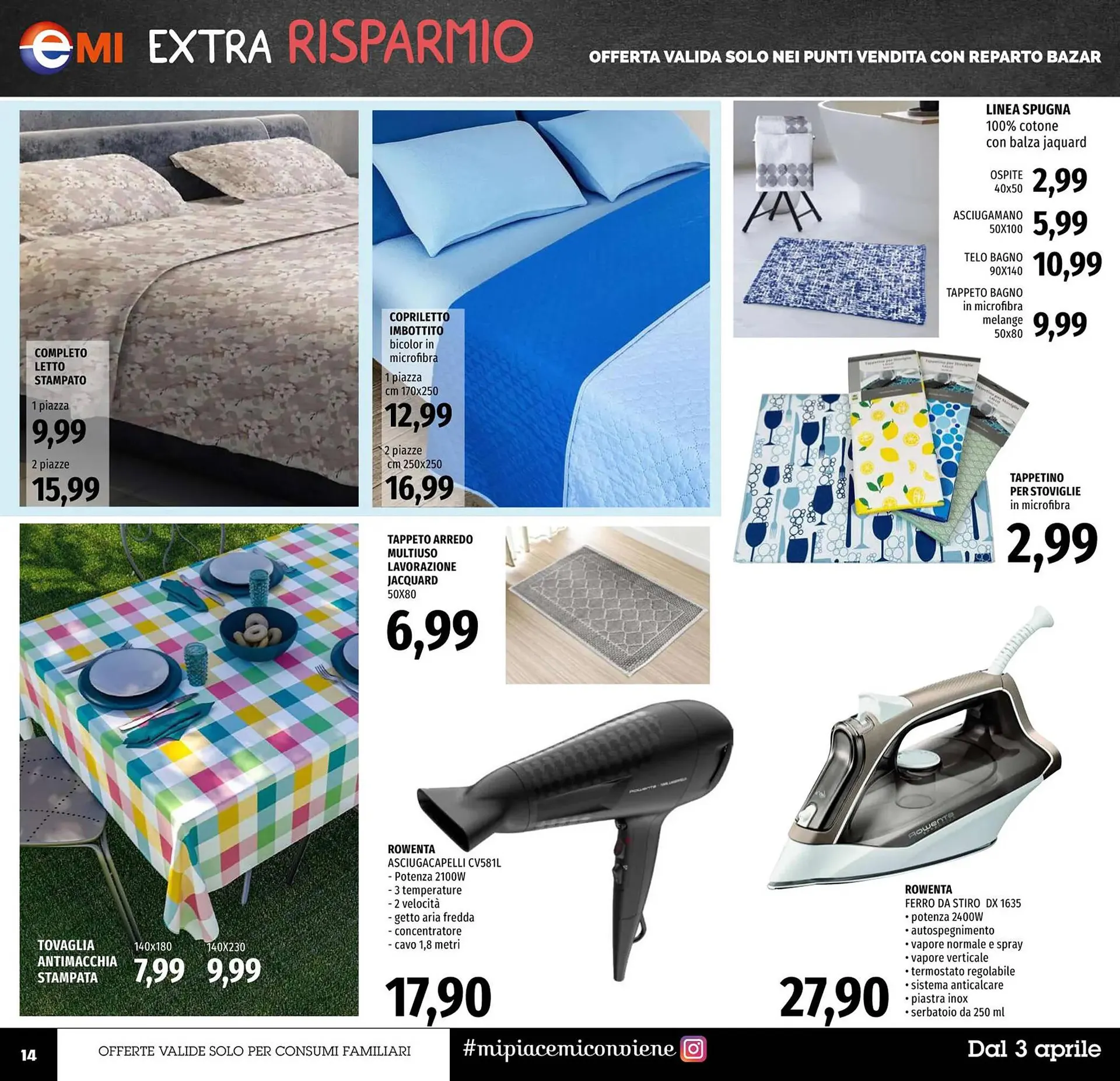 Volantino Emi Supermercati da 3 aprile a 10 aprile di 2024 - Pagina del volantino 14