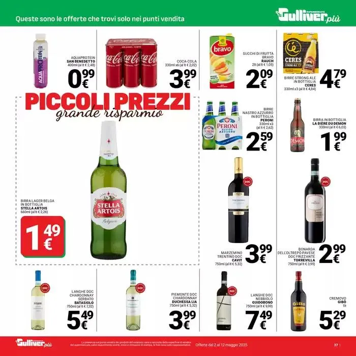 Piccoli prezzi da 2 maggio a 12 maggio di 2025 - Pagina del volantino 27