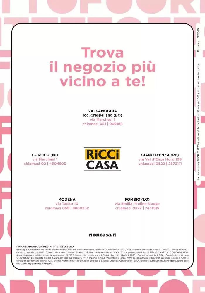 Fuori tutto da 24 febbraio a 16 marzo di 2025 - Pagina del volantino 16