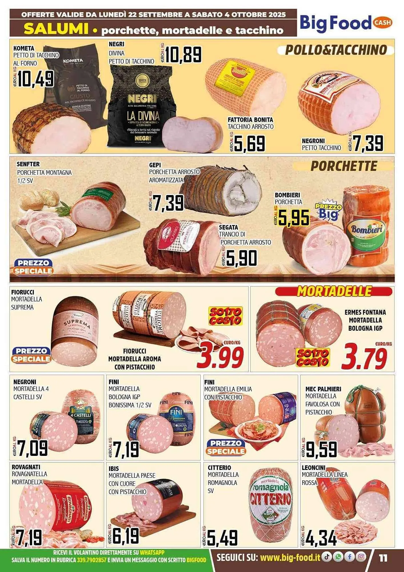 Volantino Big Food da 22 settembre a 4 ottobre di 2025 - Pagina del volantino 11