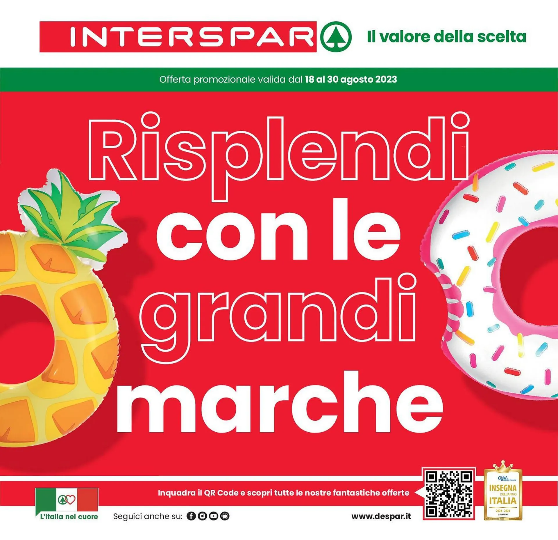 Volantino Despar da 18 agosto a 30 agosto di 2023 - Pagina del volantino 1