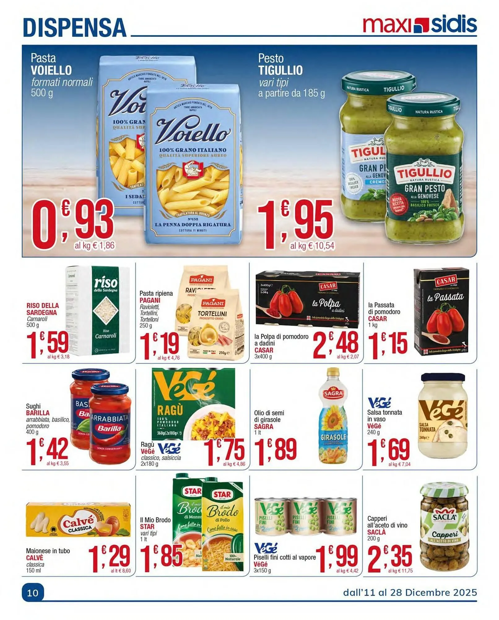 Volantino Maxi Sidis da 16 dicembre a 28 dicembre di 2025 - Pagina del volantino 10