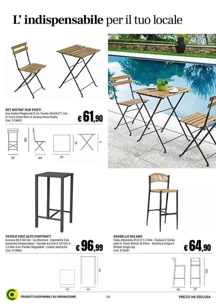 Centro Cash Dehor 2025 da 1 aprile a 30 giugno di 2025 - Pagina del volantino 14