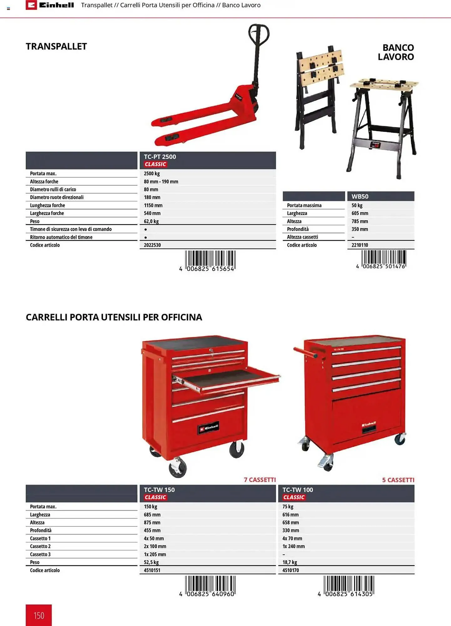 Volantino Einhell da 6 febbraio a 6 febbraio di 2026 - Pagina del volantino 150
