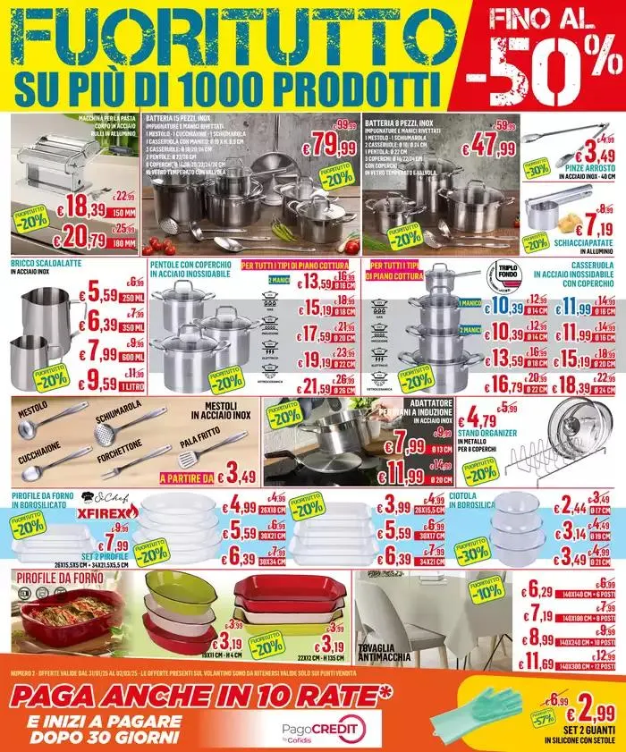 Fuori Tutto! - 50%! da 31 gennaio a 20 febbraio di 2025 - Pagina del volantino 10