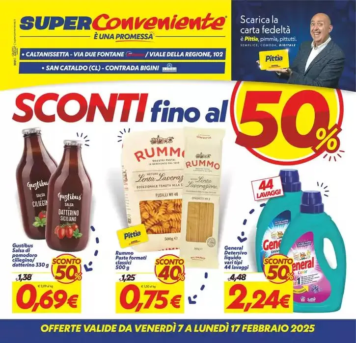 Sconti fino al 50% da 7 febbraio a 17 febbraio di 2025 - Pagina del volantino 1