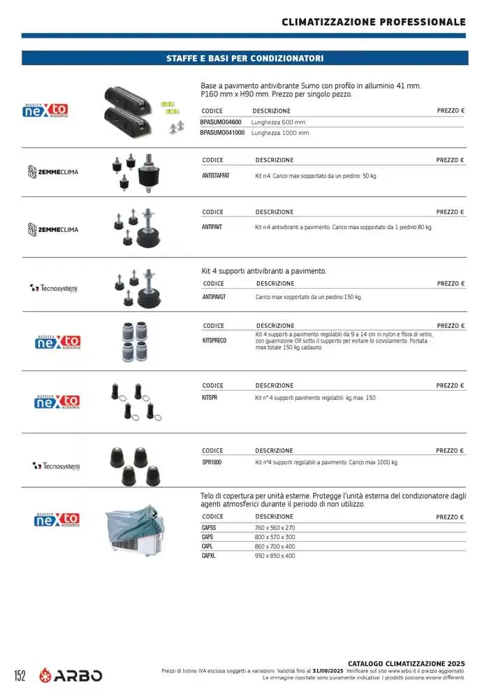 Catalogo Climatizzazione 2025 da 1 gennaio a 31 dicembre di 2025 - Pagina del volantino 142