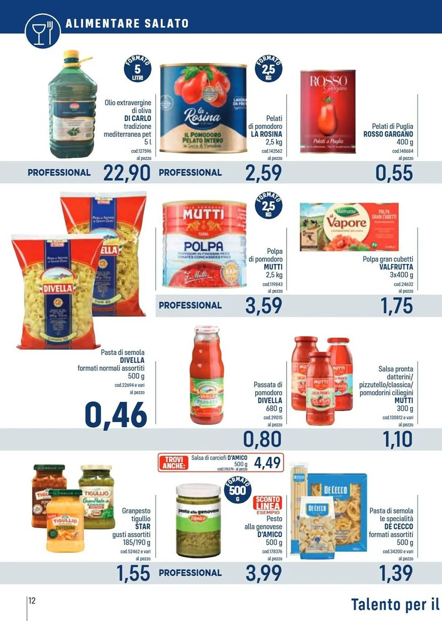 Volantino Talento Professional Store da 27 ottobre a 9 novembre di 2025 - Pagina del volantino 12